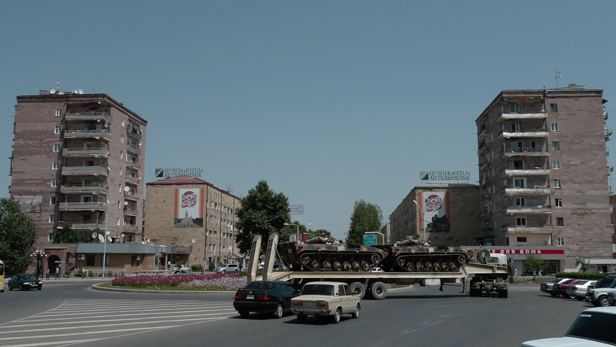 Stepanakert, Karabahh. Üllatuslikult Karabahh tundus kuidagi puhtam ja korralikum kui Armeenia.